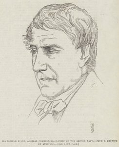 Sir Edmund Lyons, Ammiraglio Comandante in Capo della Marina Britannica